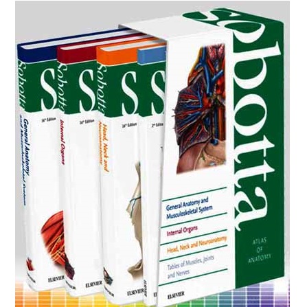 Sobotta Atlas of Anatomy, 16th Edition 4 Volume（Sobotta人体解剖学图谱 第16版）