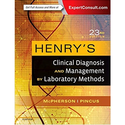 Henry’s Clinical Diagnosis and Management by Laboratory Methods 23th Edition（临床诊断与实验室管理 第23版）