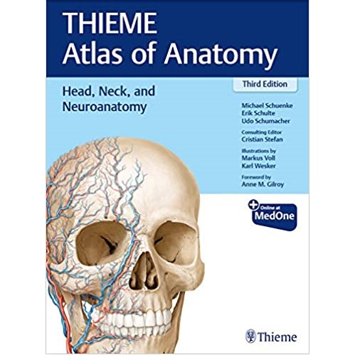 Head, Neck, and Neuroanatomy (THIEME Atlas of Anatomy) 3rd Edition（头部，颈部和神经解剖学）