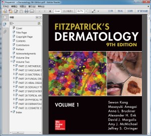 Fitzpatrick’s Dermatology 9th Edition（Fitzpatrick皮肤病学第九版）