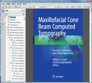 Maxillofacial Cone Beam Computed Tomography _Principles, Techniques and Clinical Applications（颌面锥形束CT的原理、技术及临床应用）