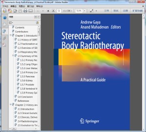 Stereotactic Body Radiotherapy _A Practical Guide（立体定向体放射治疗的实用指南）