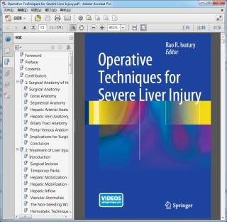 Operative Techniques for Severe Liver Injury