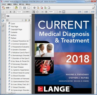 CURRENT Medical Diagnosis Treatment 2018 57th Edition