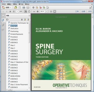 Operative Techniques Spine Surgery 3rd  Edition