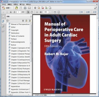 Manual of Perioperative Care in Adult Cardiac Surgery 5th Edition