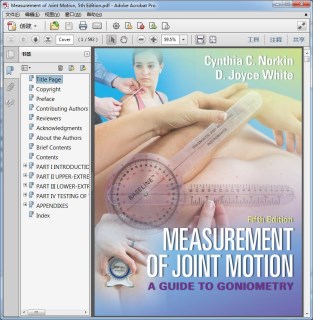 Measurement of Joint Motion, 5th Edition