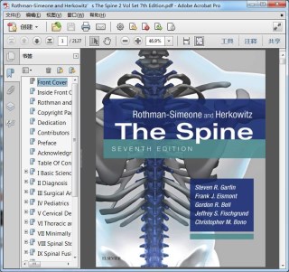 Rothman-Simeone and Herkowitz’s The Spine 2 Vol Set 7th Edition