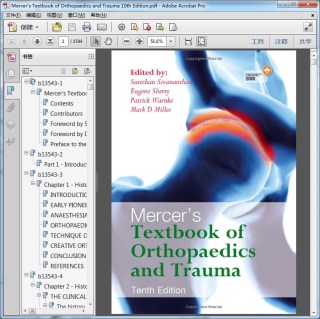 Mercer"s Textbook of Orthopaedics and Trauma 10th Edition