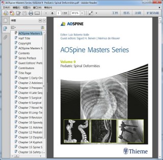 AOSpine Masters Series Volume 9  Pediatric Spinal Deformities