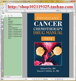 Physicians" Cancer Chemotherapy Drug Manual 2014