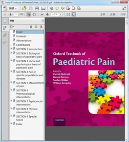 Oxford Textbook of Paediatric Pain, 1E (2014)