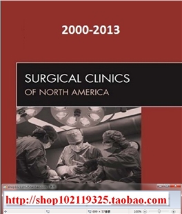 Surgical Clinics of North America 2000--2013