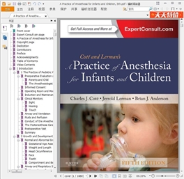 A Practice of Anesthesia for Infants and Children 2013