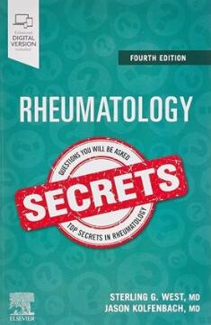 Rheumatology Secrets 4th Edition 2019（风湿病学的秘密 第4版）