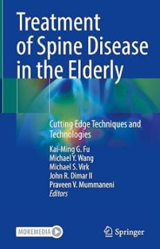 Treatment of Spine Disease in the Elderly Cutting Edge Techniques and Technologies 2023（老年脊柱疾病的治疗前沿技术和手段）