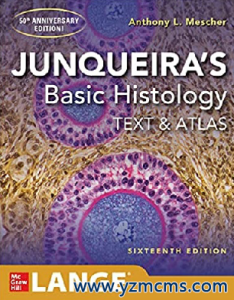 Junqueira’s Basic Histology Text and Atlas 16th Edition 2021（基本组织学笔记和图谱 第16版）