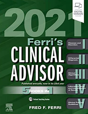 Ferri‘s Clinical Advisor 2021 5 Books in 1（Ferri‘s临床顾问）