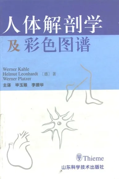 人体解剖学及彩色图谱