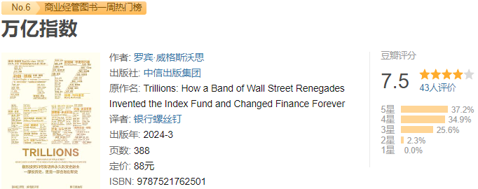 豆瓣一周热门榜推荐书单！5月最值得一看的20本2024年新出版高分好书